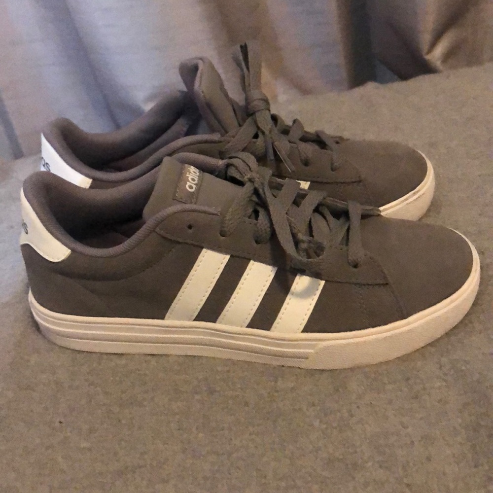 Grey adidas superstar